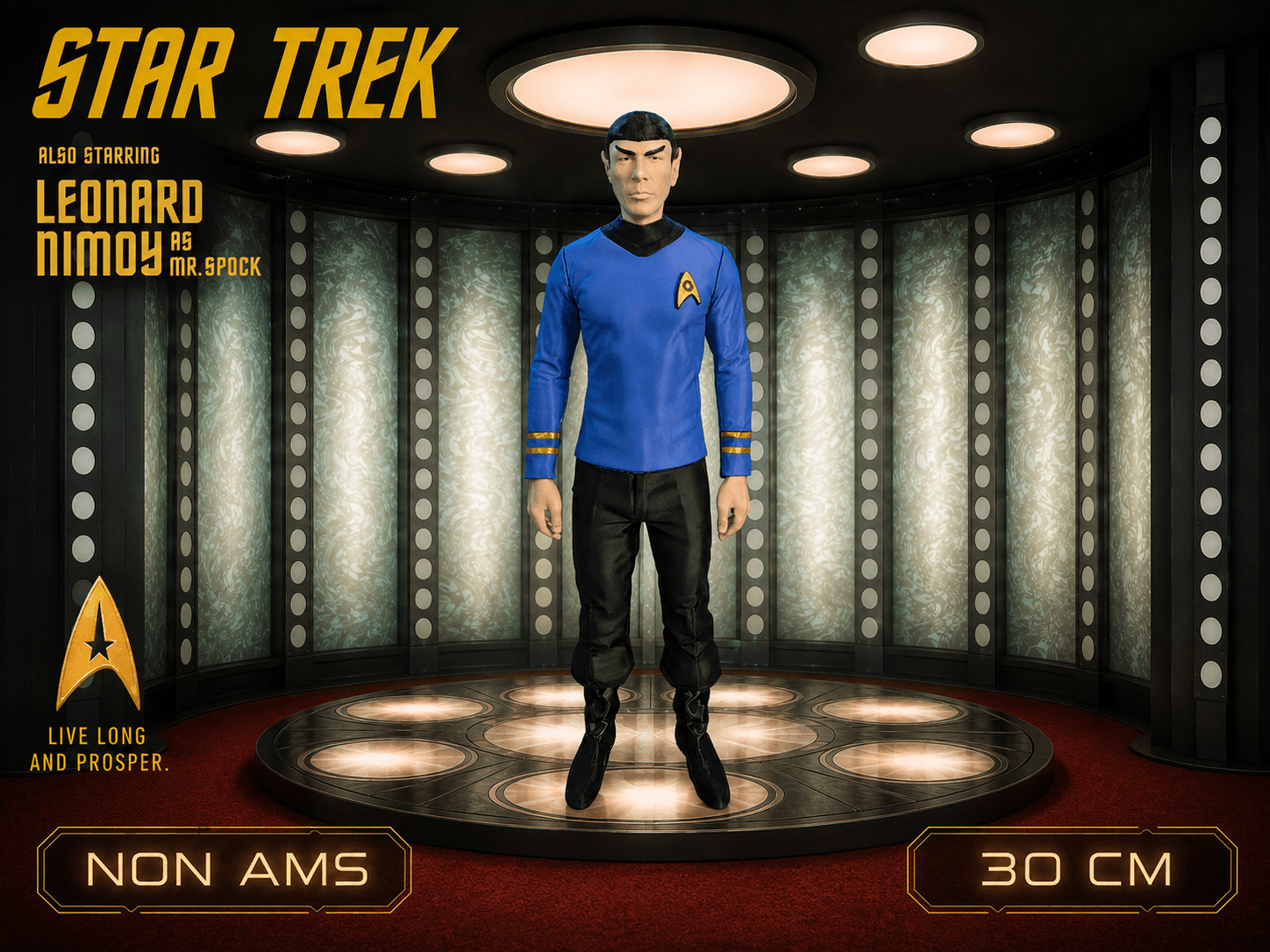 Mr. Spock | 30cm Non-AMS Collector Figure MakerWorld project cover